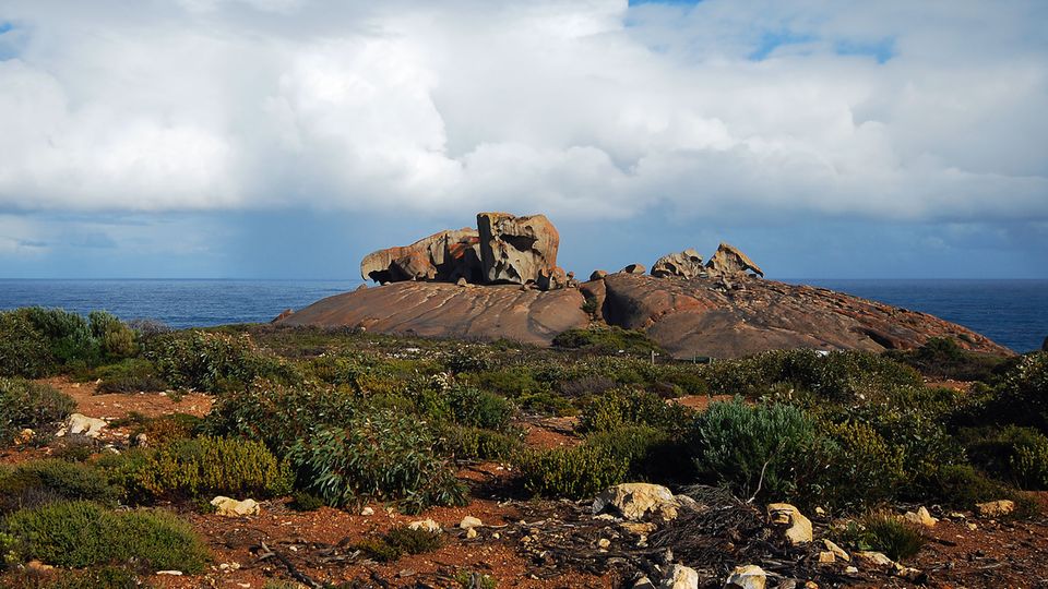 Thronen hoch über der Küste: die Remarkable Rocks im Flinders Chase National Park