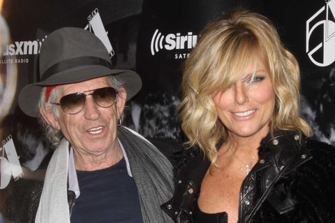 Rolling Stones-Gitarrist Keith Richars mit seiner Frau Patti