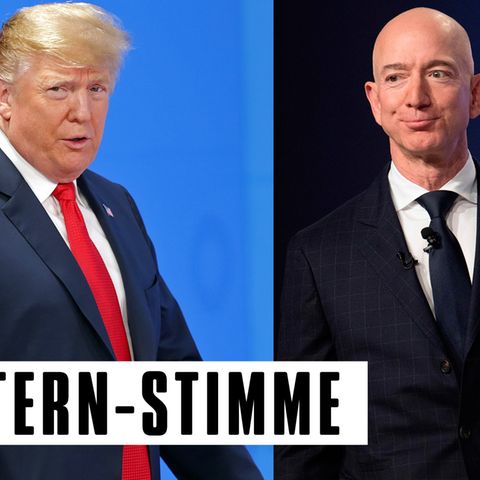 Donald Trump und Jeff Bezos