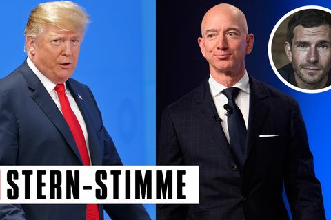 Donald Trump und Jeff Bezos
