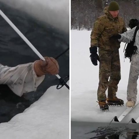 Training in Norwegen : So härten sich US-Marines gegen den Kälteschock ab
