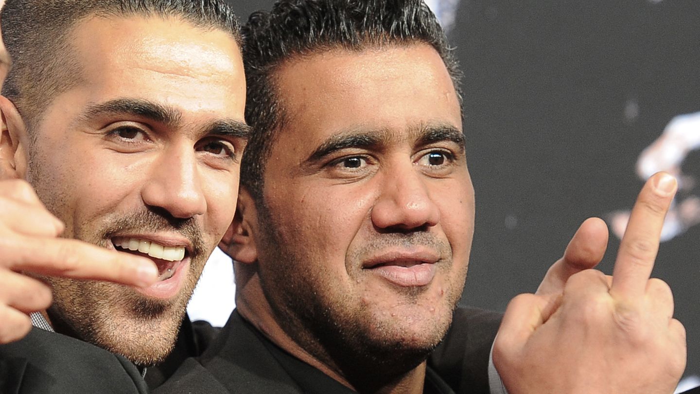 Arafat Abou-Chaker und Bushido 2010 bei einer Filmpremiere in Berlin