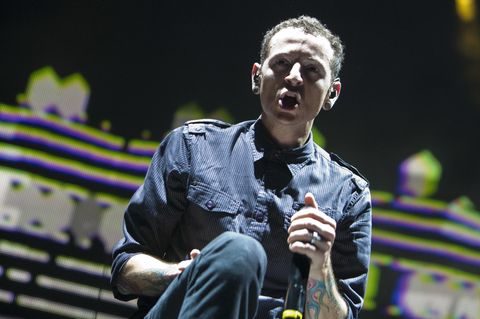 Chester Bennington bei einem der letzten Linkin Park-Konzerte