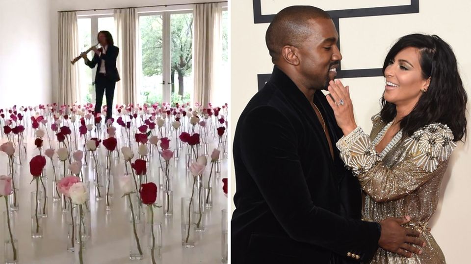 Kim Kardashian und Kanye West feiern den Valentinstag auf eine ganz eigene Weise.