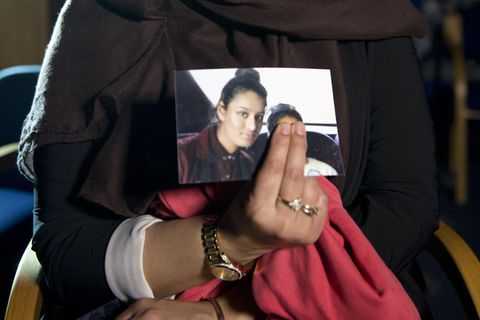 IS-Frau Shamima Begum auf einem Familienfoto