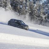 Prototyp Mercedes GLC 2020 - auf dem Es im entspannten Drift