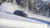 Prototyp Mercedes GLC 2020 - auf dem Es im entspannten Drift