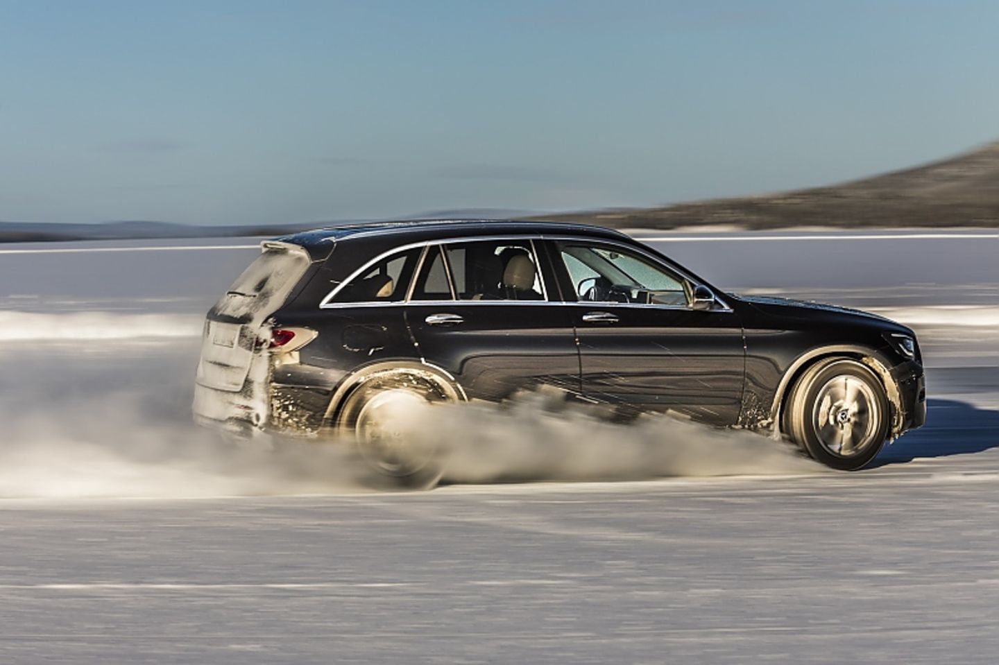 Prototyp Mercedes GLC 2020 - bei letzten Erprobungsfahrten in Lappland