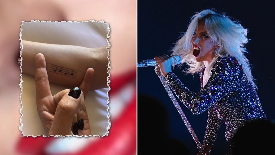 Peinlicher Fehler: Lady Gaga lässt sich betrunken fehlerhaftes Tattoo stechen