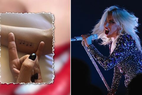 Peinlicher Fehler: Lady Gaga lässt sich betrunken fehlerhaftes Tattoo stechen