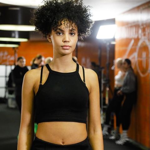 Jasmin nach der ersten Folge von GNTM
