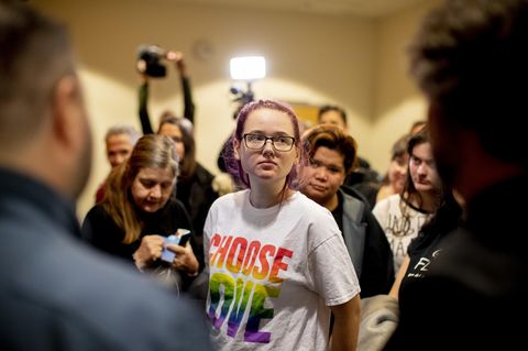 Elin Ersson aus Schweden vor Gericht