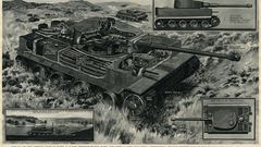 Britisches Schaubild der deutschen Panzerkampfwagen VI