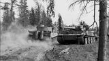 August 1943: Tiger I in der Nähe des Lagoda Sees.