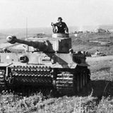 Ein Tiger in der Schlacht um Kursk.