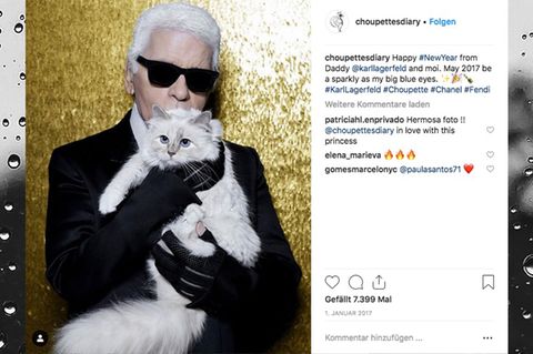 Karl Lagerfeld und Choupette