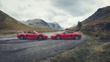 Neben dem Porsche 718 Boxster T gibt es natürlich noch einen Cayman
