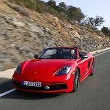 Der Porsche 718 Boxster T ist straff abgestimmt