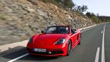 Der Porsche 718 Boxster T ist straff abgestimmt