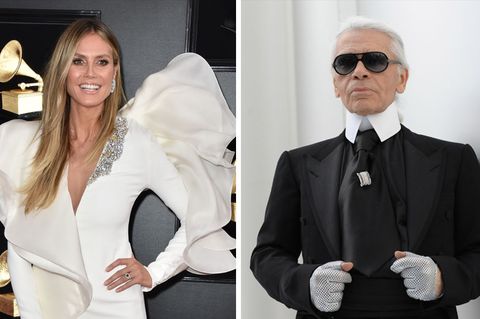 Heidi Klum Karl Lagerfeld