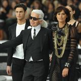 Karl Lagerfeld Inès de la Fressange