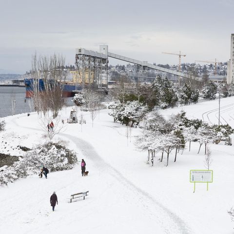 Seattle im Schnee
