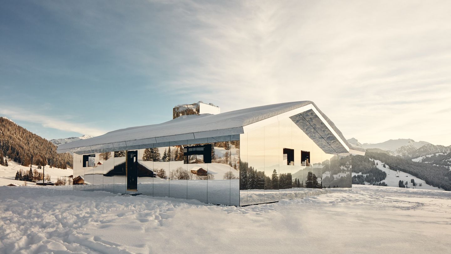 Doug Aitken "Mirage Gstaad", 2019, Part of Elevation 1049: Frequencies, Gstaad, Switzerland Image courtesy of the Artist and Luma Foundation