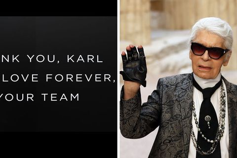 Abschied von Karl Lagerfeld