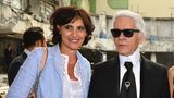 Ines de la Fressange und Karl Lagerfeld