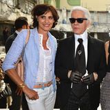 Ines de la Fressange und Karl Lagerfeld