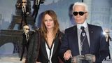 Vanessa Paradis und Karl Lagerfeld