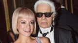 Lily Allen und Karl lagerfeld