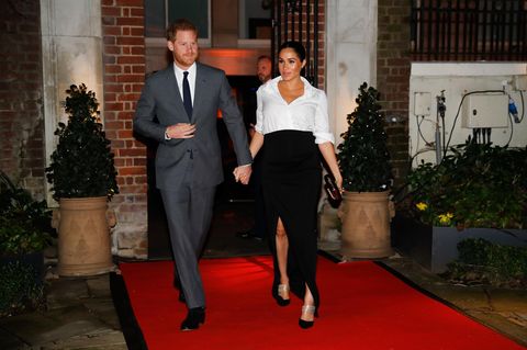 Prinz Harry und seine schwangere Ehefrau Meghan