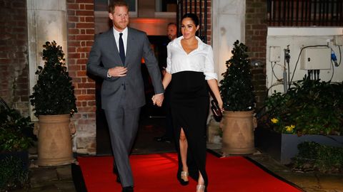 Prinz Harry und seine schwangere Ehefrau Meghan