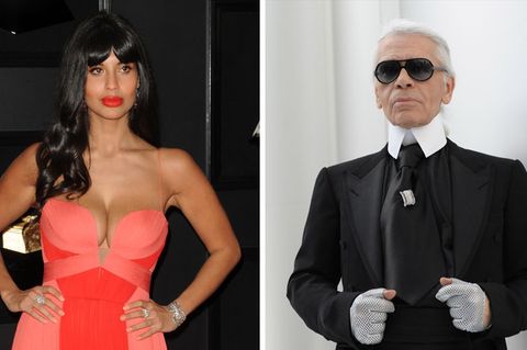 Jameela Jamil kritisiert Karl Lagerfeld