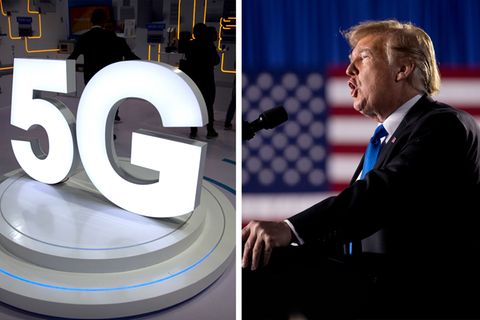 Donald Trump fordert auf Twitter 5G-Technologie für die USA Donald Trump fordert auf Twitter 5G-Technologie für die USA