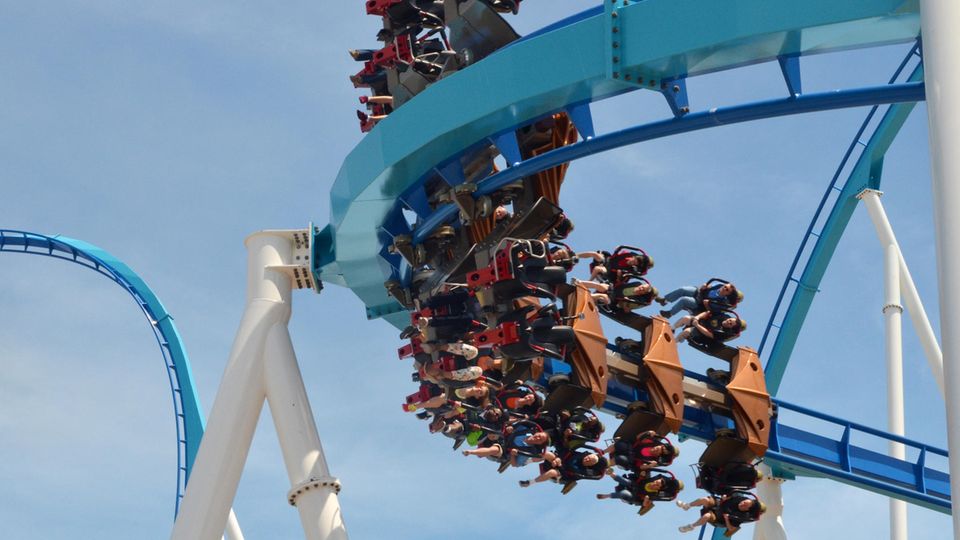 Amusements Parks: Cedar Point im Bundesstaat Ohio bezeichnet sich als Roller Coaster Capital of the World Cedar Point im Bundesstaat Ohio bezeichnet sich als Roller Coaster Capital of the World