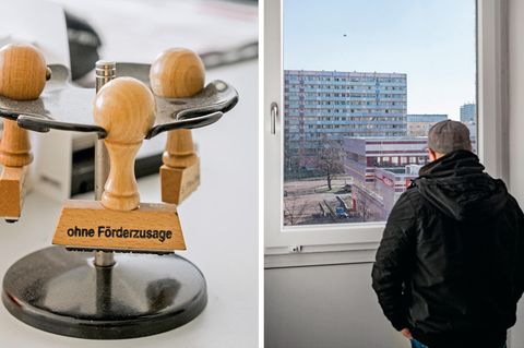 Besuch im Jobcenter: Mit der Hartz-IV-Reform will sich die SPD retten