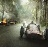 25. Juni 1939. Francochamps, Belgien. Mercedes W154.