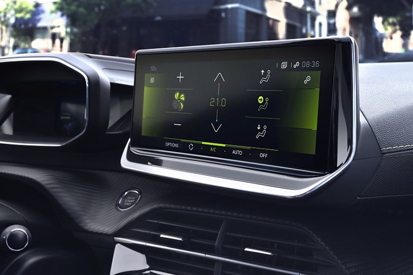 Peugeot 208 - mit Touchscreen auf der Mittelkonsole