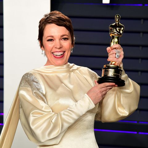 Olivia Colman freute sich ungemein über ihren Oscar