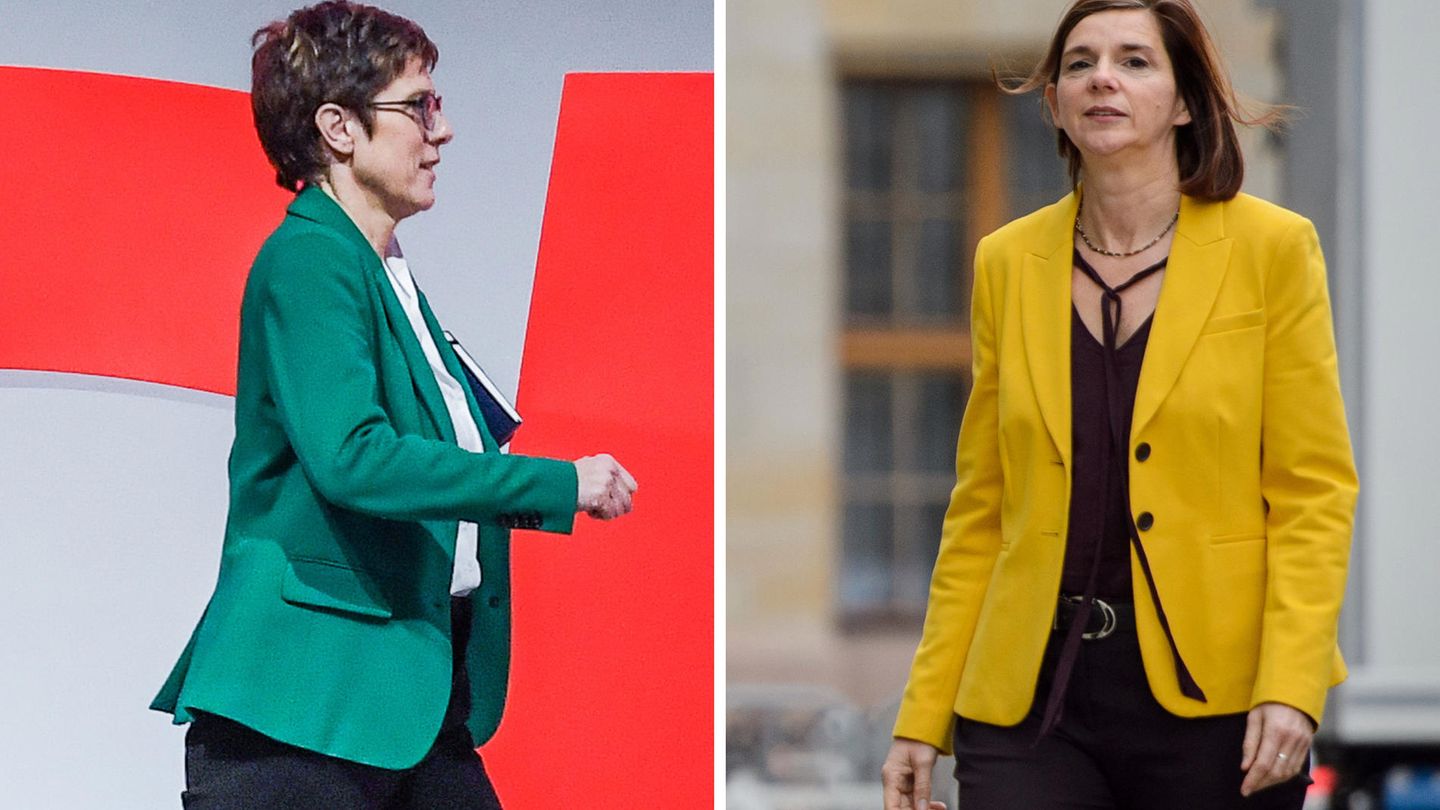 Kramp-Karrenbauer und Göring-Eckardt machen PR für Schwarz-Grün