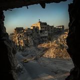 Leben in Ruinen: weite Teile Aleppos sind vom Krieg gezeichnet