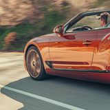 Das Bentley Continental GT Cabrio wiegt 2.414 Kilogramm