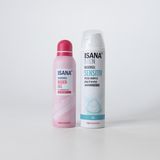 Isana Sensitives Rasiergel vs. Isana Men Rasiergel Sensitiv  Viele Inhaltsstoffe sind identisch, die Frauen-Variante enthält weitere pflegende Inhaltsstoffe  Preisaufschlag für Frauen: 24 Prozent