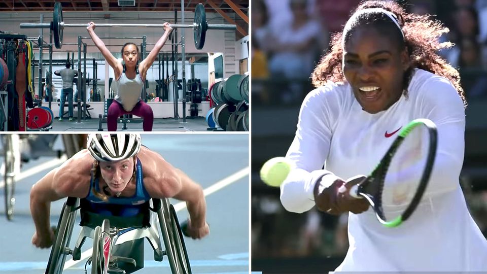 Tennisspielerin Serena Williams macht in einem Werbespot anderen Frauen Mut, sich nicht einreden zu lassen, sie könnten ihre Ziele nicht erreichen.