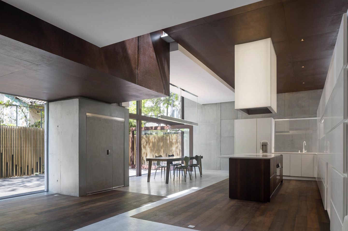 Blick ins Innere des von Architekt Jacques Moussafir entworfenen Maison Cubiste