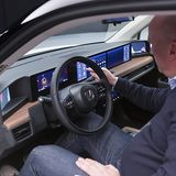 Vorne sitzt man bequem