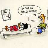 Cartoons von Tobias Schülert: Klimawandel - So schlecht geht es Frau Holle