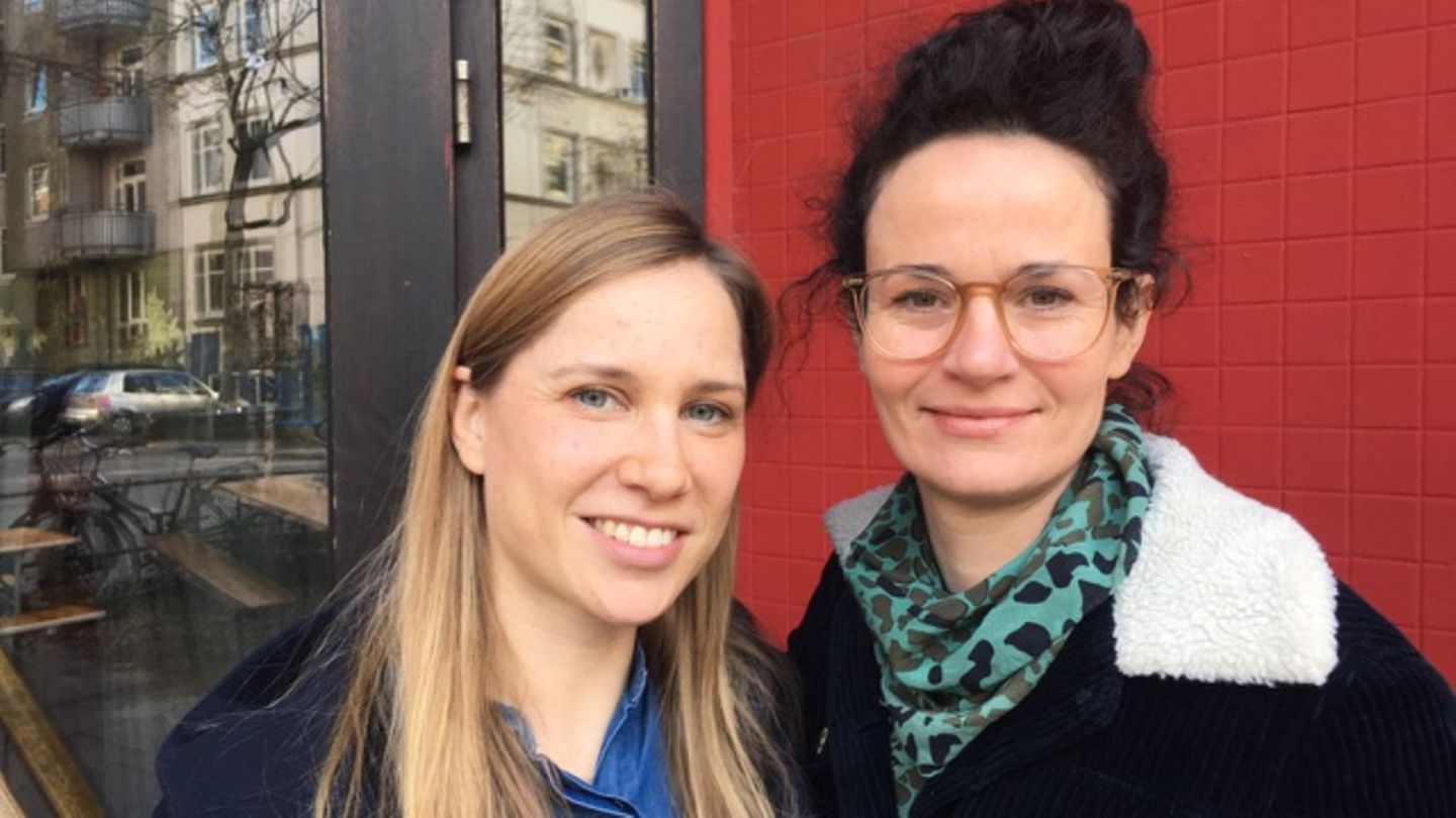 "Der Goldene Handschuh"-Maskenbildnerinnen Lisa Edelmann und Maike Heinlein